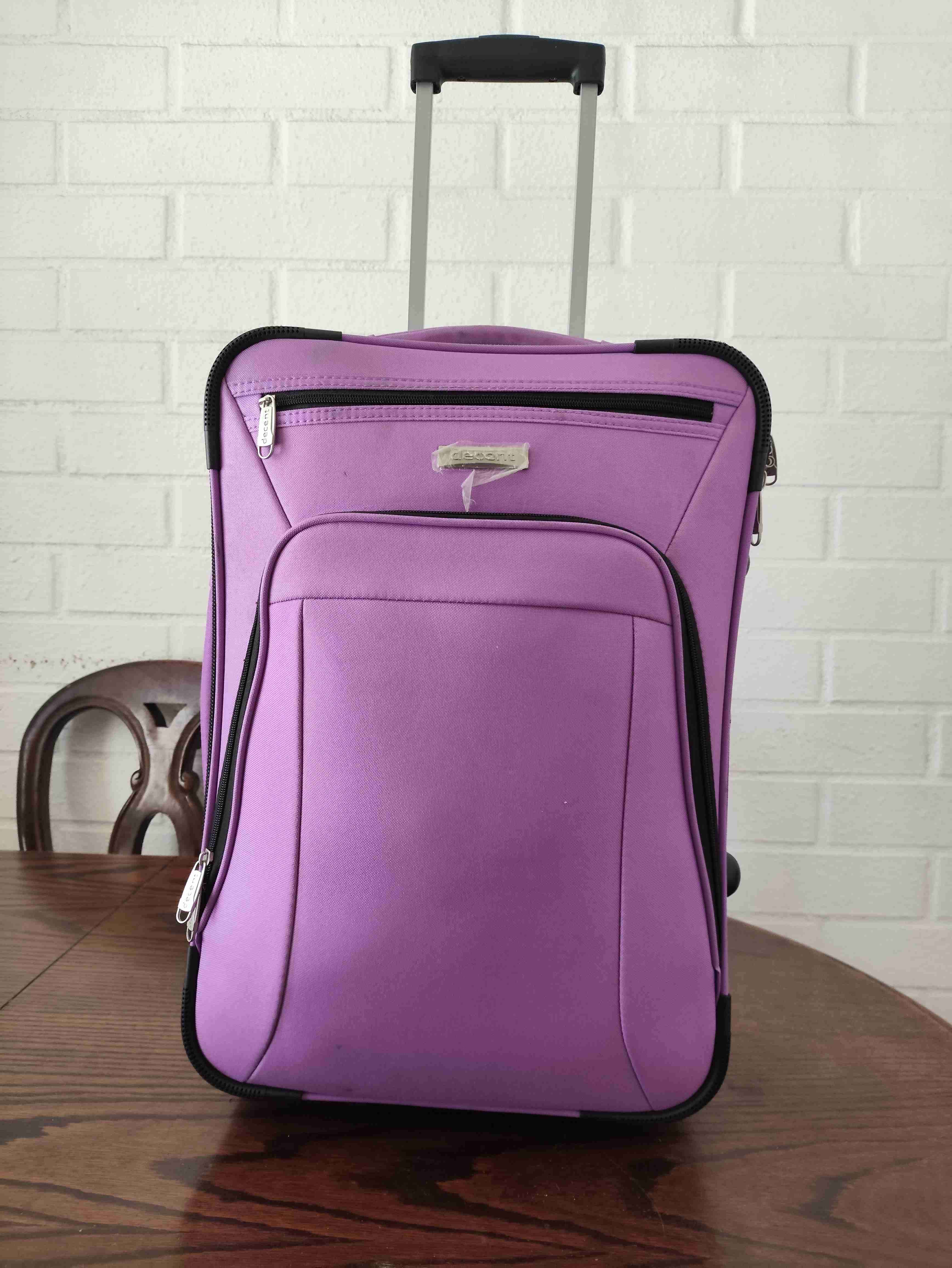 Maleta de viaje morada - miniatura 1
