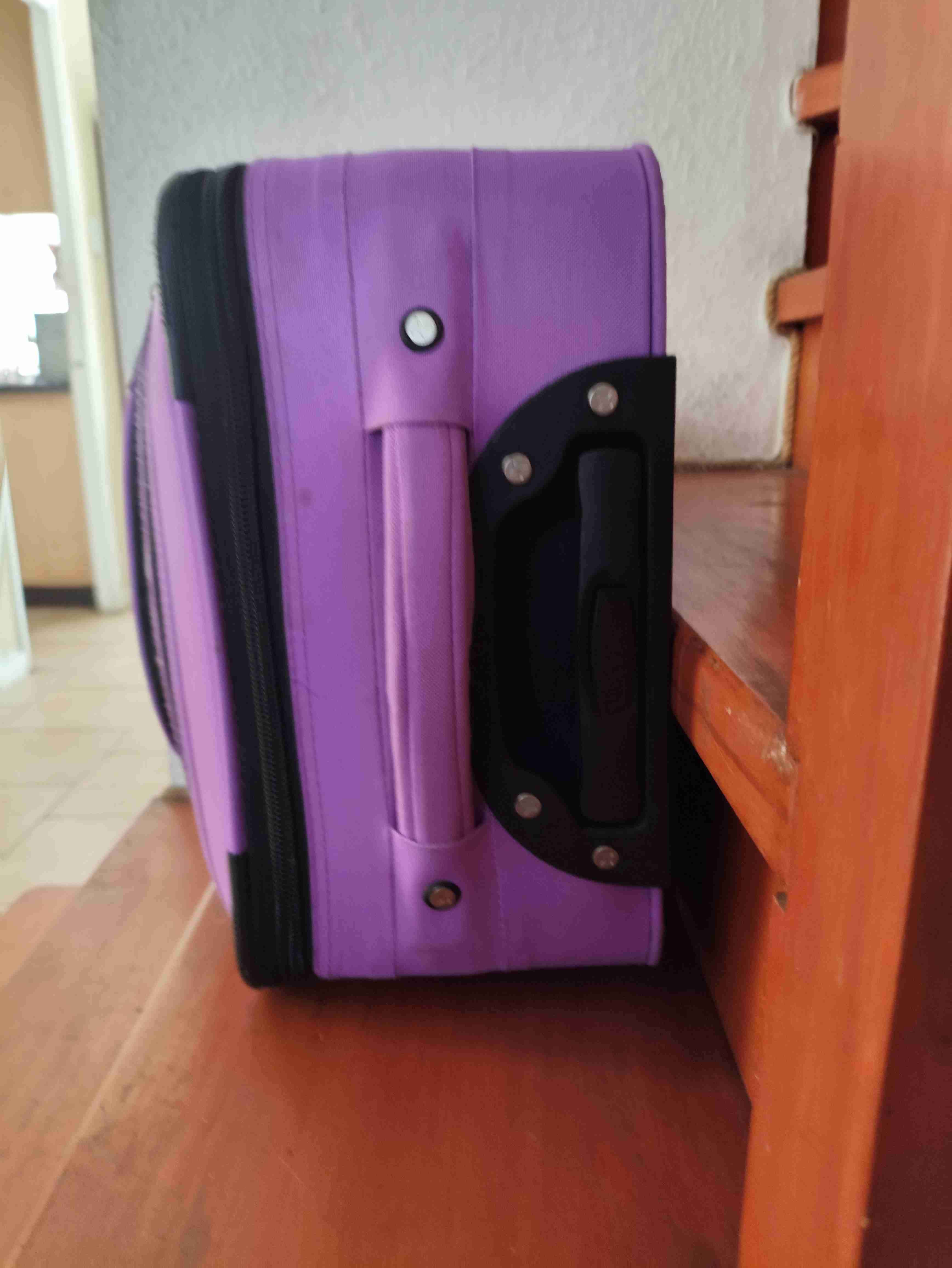 Maleta de viaje morada - miniatura 3