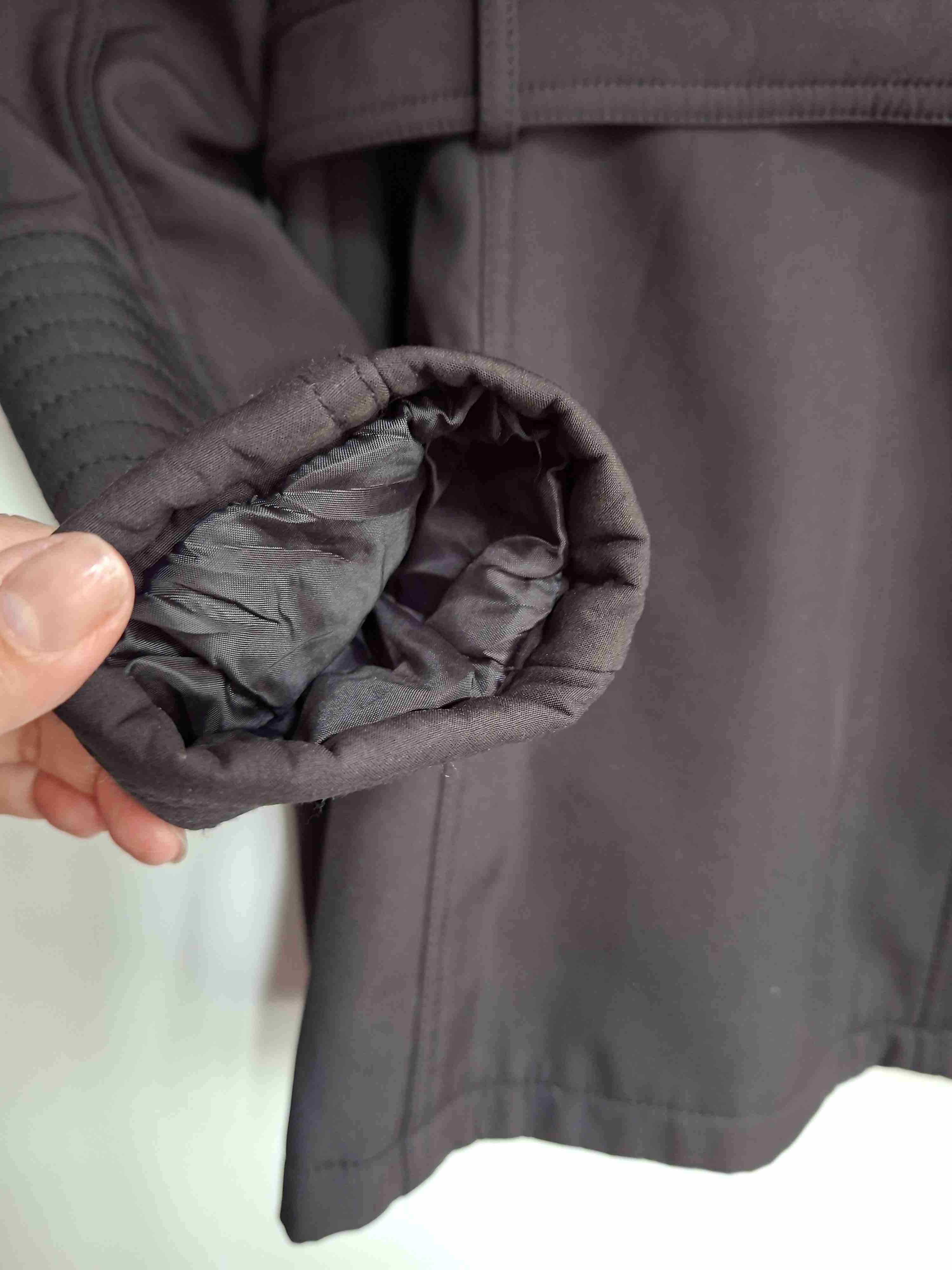 Chaqueta negra biker estilo cuero mossimo - miniatura 4