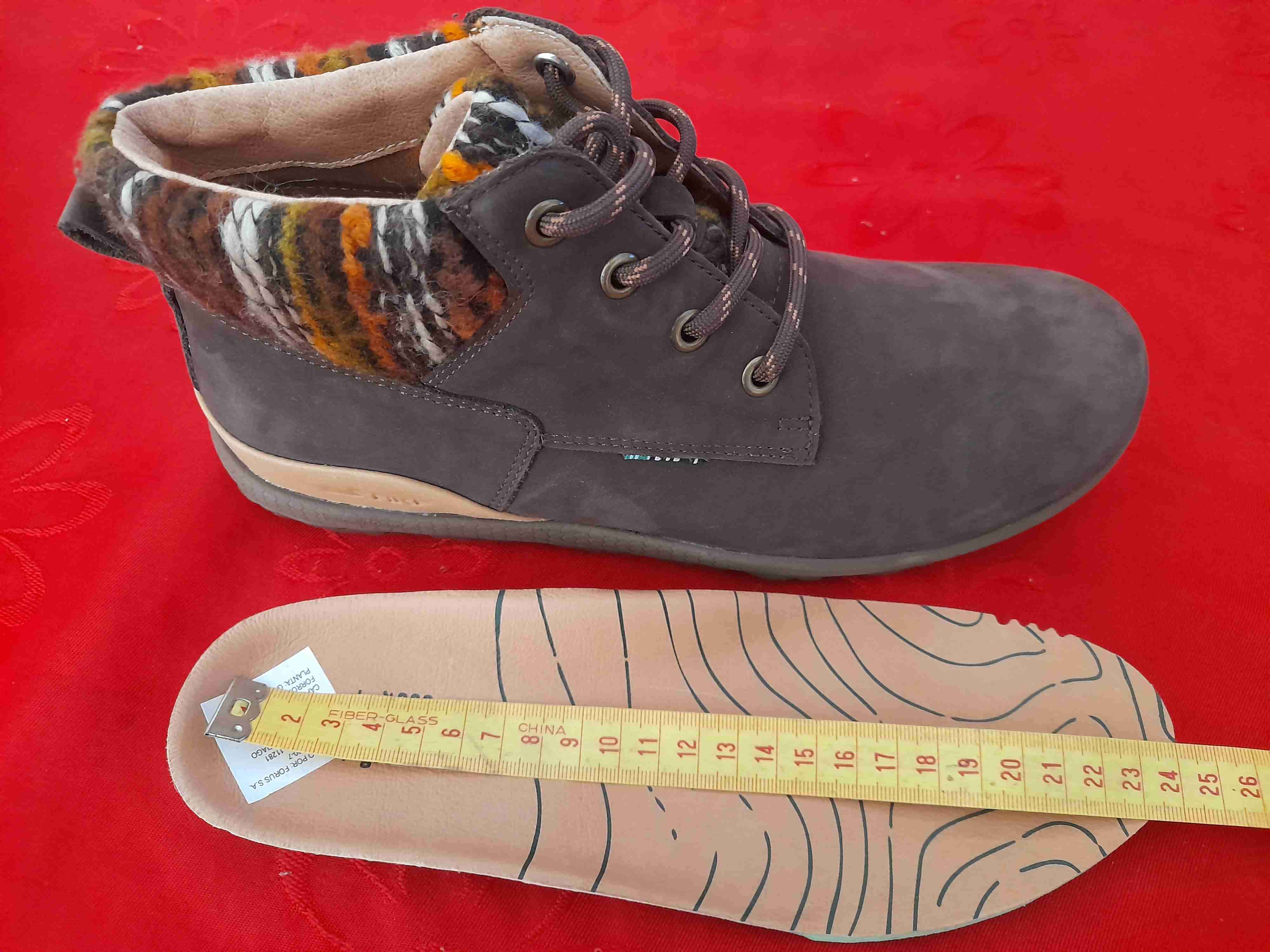 Botines cafe con lana - miniatura 3