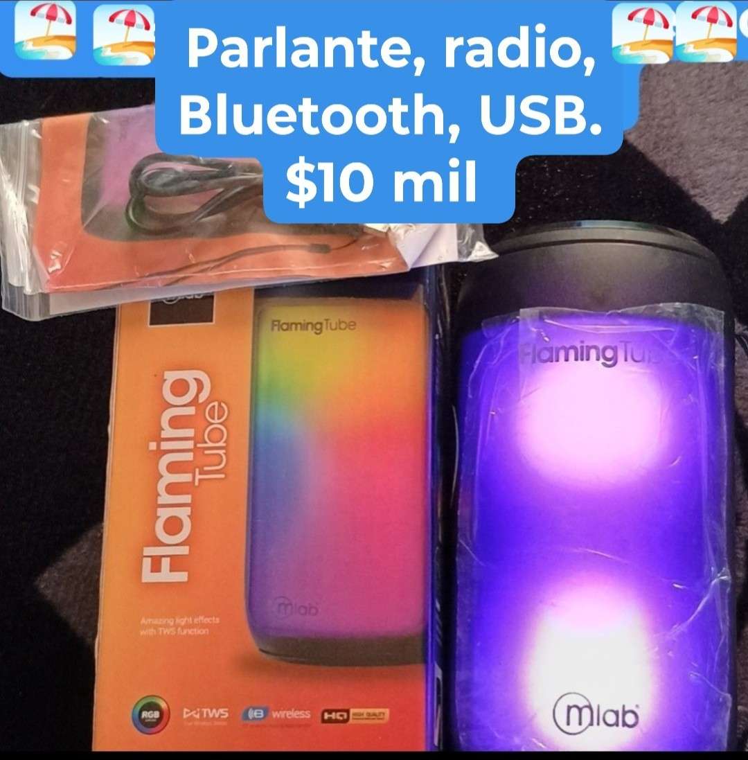 Parlante Bluetooth Flaming Tube