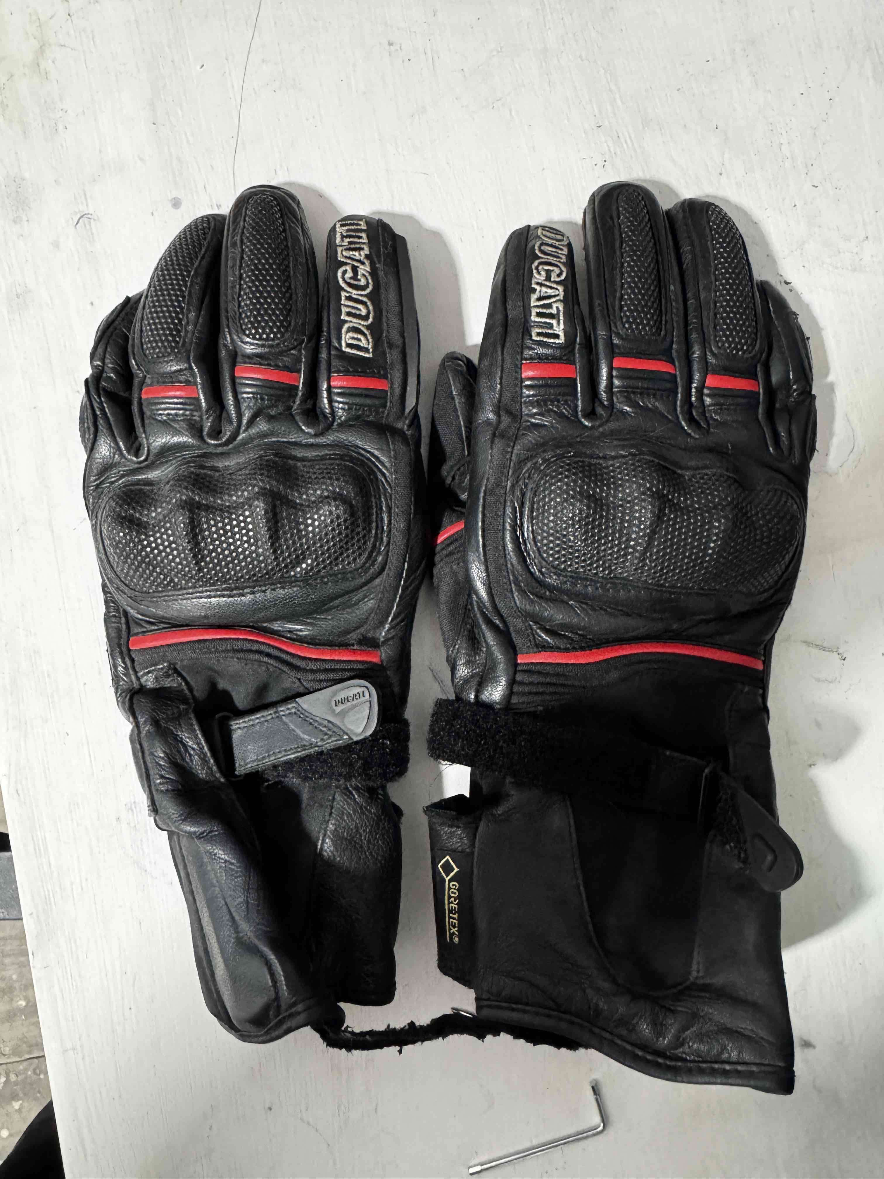 Guantes de moto Ducati cuero