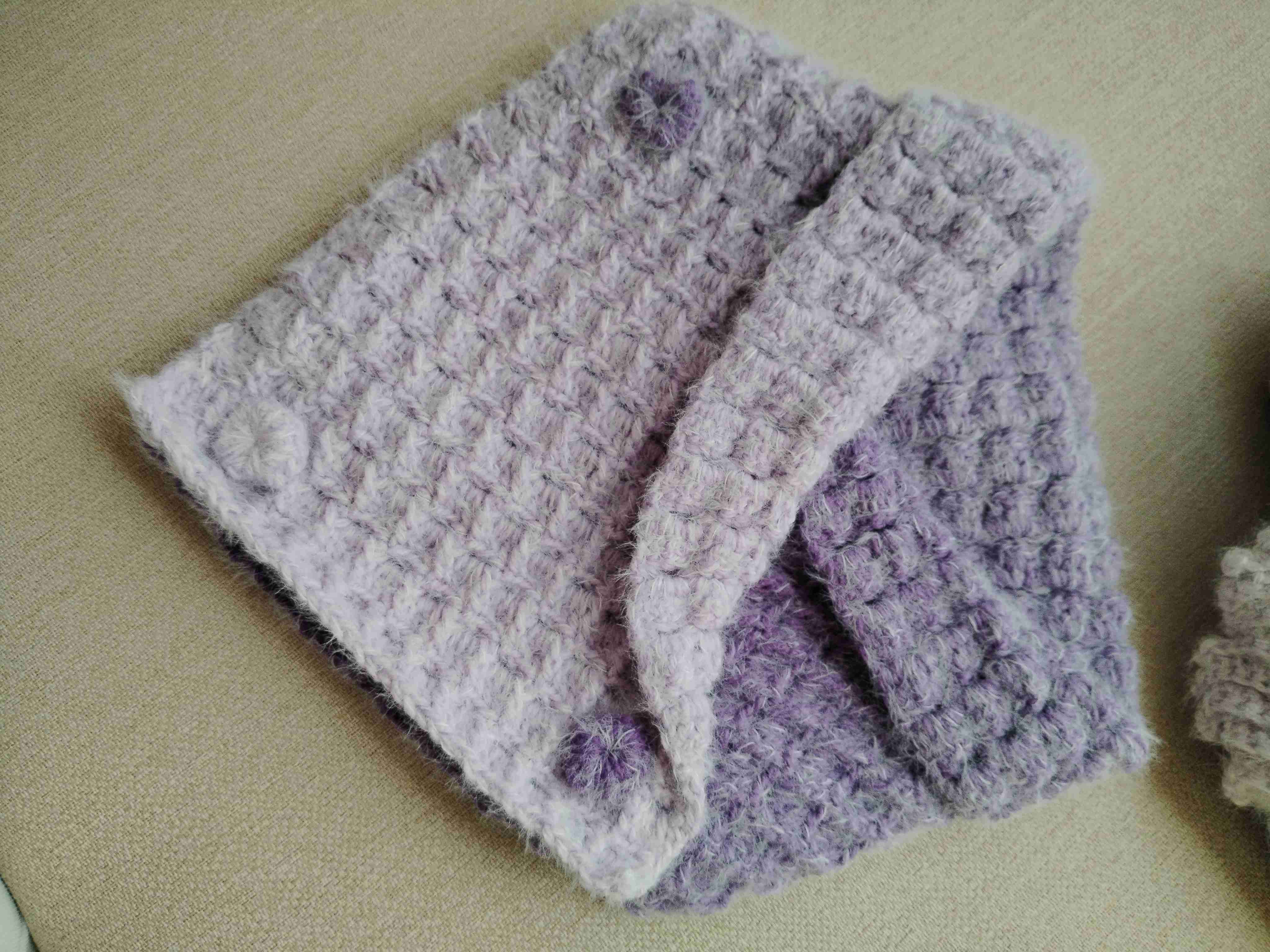 Bufanda tejida multicolor - miniatura 2