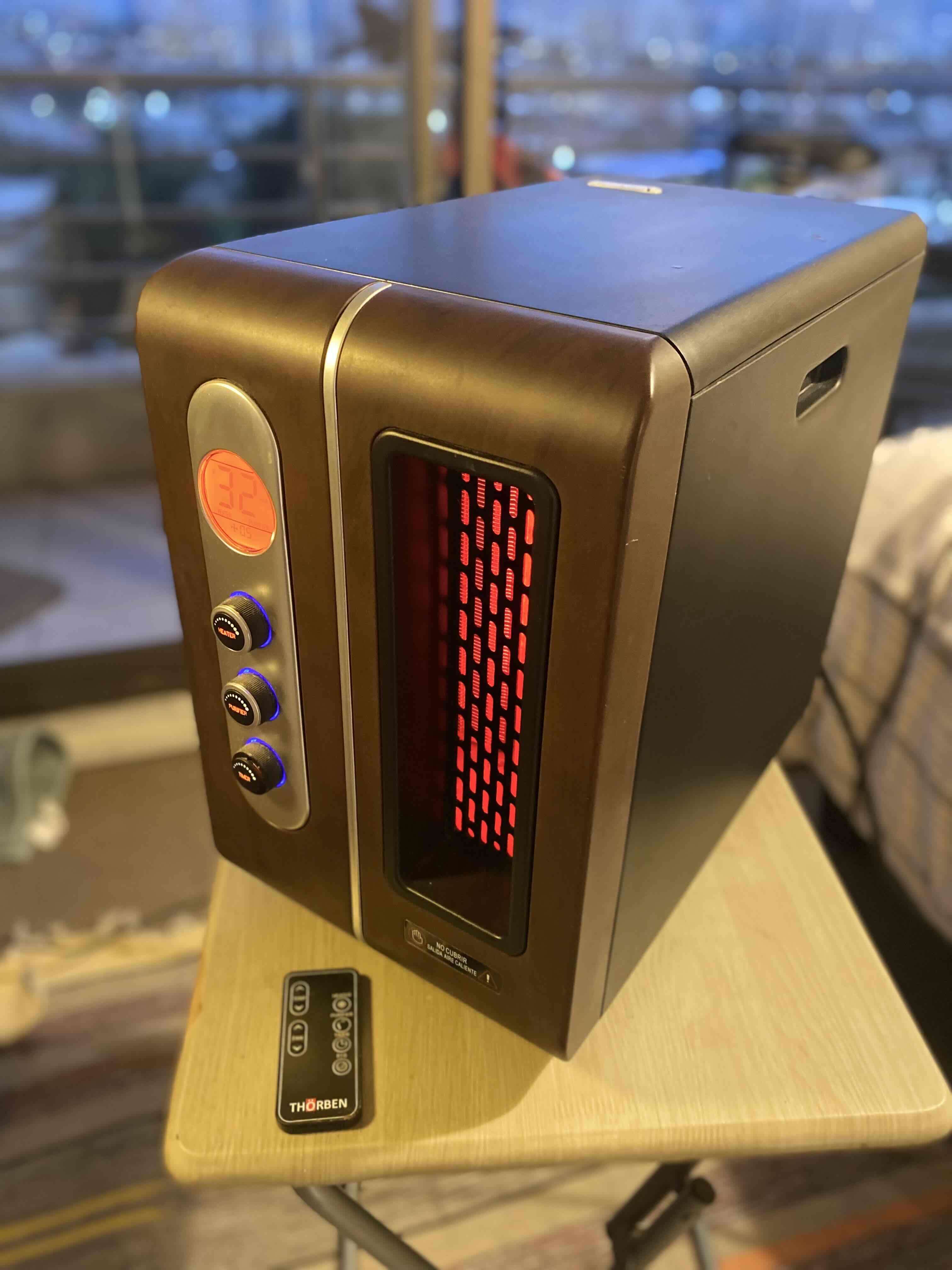 Estufa eléctrica infrarroja Thorben 1500W